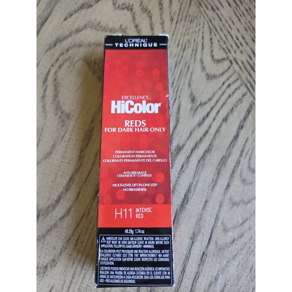 L'Oreal Technique Excellence HiColor Reds Professional Haircolor H11 Intense Red